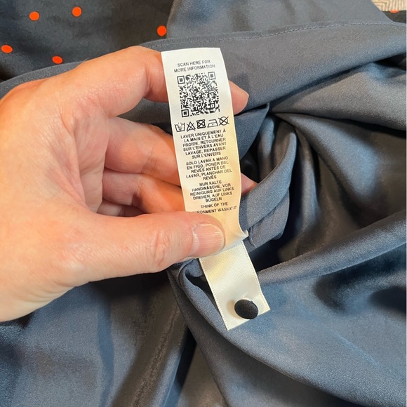 ASOS Design Maternity Tie Front Midi Dress with Button Detail Size 16 - Picture 12 of 16